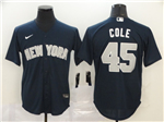 New York Yankees #45 Gerrit Cole Navy 2020 Cool Base Jersey