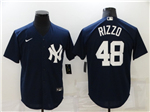 New York Yankees #48 Anthony Rizzo Navy Cool Base Jersey