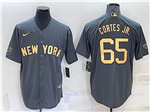 New York Yankees #65 Nestor Cortes Jr. Charcoal 2022 MLB All-Star Game Cool Base Jersey