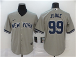 New York Yankees #99 Aaron Judge Gray 2020 Cool Base Jersey
