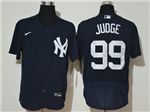New York Yankees #99 Aaron Judge Navy 2020 Flex Base Jersey