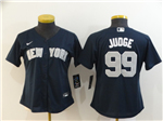 New York Yankees #99 Aaron Judge Women's Navy 2020 Cool Base Jersey