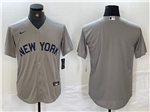New York Yankees Gray 2021 Field of Dreams Cool Base Team Jersey
