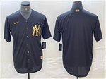 New York Yankees Black Gold Team Jersey