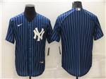 New York Yankees Blue Pinstripe Cool Base Team Jersey