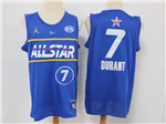 2021 NBA All-Star Game #7 Kevin Durant Blue Swingman Jersey