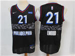 Philadelphia 76ers #21 Joel Embiid 2020-21 Black City Edition Swingman Jersey