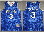Philadelphia 76ers #3 Allen Iverson Galaxy Hardwood Classics Jersey