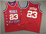 1989 NBA All-Star Game #23 Michael Jordan Youth Red Hardwood Classics Jersey