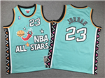 1996 NBA All-Star Game Eastern Conference #23 Michael Jordan Youth Teal Hardwood Classics Jersey