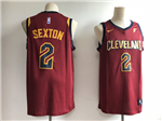 Cleveland Cavaliers #2 Collin Sexton Burgundy Swingman Jersey