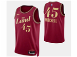 Cleveland Cavaliers #45 Donovan Mitchell 2023-24 Wine City Edition Swingman Jersey