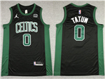 Boston Celtics #0 Jayson Tatum 2020-21 Black Statement Swingman Jersey