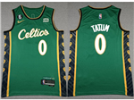 Boston Celtics #0 Jayson Tatum 2022-23 Green City Edition Swingman Jersey