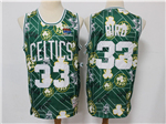 Boston Celtics #33 Larry Bird Green Tear Up Pack Hardwood Classic Jersey