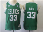 Boston Celtics #33 Larry Bird Youth Green Hardwood Classics Jersey