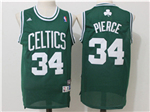 Boston Celtics #34 Paul Pierce Green Hardwood Classics Jersey