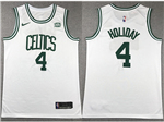Boston Celtics #4 Jrue Holiday White Swingman Jersey
