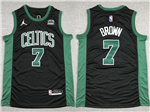 Boston Celtics #7 Jaylen Brown 2020-21 Black Statement Swingman Jersey