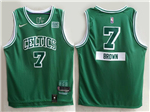 Boston Celtics #7 Jaylen Brown 2021-22 Green City Edition Swingman Jersey