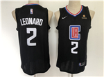 Los Angeles Clippers #2 Kawhi Leonard Black Swingman Jersey