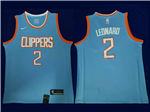 Los Angeles Clippers #2 Kawhi Leonard Light Blue City Edition Swingman Jersey