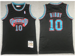 Vancouver Grizzlies #10 Mike Bibby 1998-99 Black Hardwood Classics Jersey