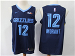 Memphis Grizzlies #12 Ja Morant Navy Swingman Jersey