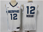 Memphis Grizzlies #12 Ja Morant White Swingman Jersey