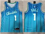 Charlotte Hornets #1 LaMelo Ball 2022-23 Teal City Edition Swingman Jersey