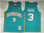 New Orleans Hornets #3 Chris Paul 2005-06 Teal Hardwood Classics Jersey