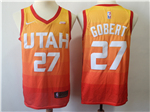 Utah Jazz #27 Rudy Gobert Multi Color City Edition Swingman Jersey
