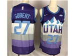 Utah Jazz #27 Rudy Gobert Purple City Edition Swingman Jersey