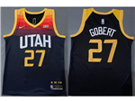 Utah Jazz #27 Rudy Gobert 2020-21 Black City Edition Swingman Jersey