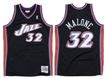 Utah Jazz #32 Karl Malone 1998-99 Black Hardwood Classic Jersey