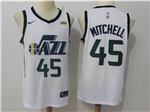 Utah Jazz #45 Donovan Mitchell White Swingman Jersey