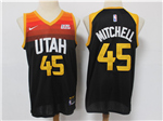 Utah Jazz #45 Donovan Mitchell 2020-21 Black City Edition Swingman Jersey