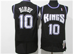 Sacramento Kings #10 Mike Bibby 2001-02 Black Hardwood Classics Jersey
