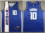 Sacramento Kings #10 Domantas Sabonis 2023-24 Blue City Edition Swingman Jersey