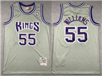 Sacramento Kings #55 Jason Williams Throwback Black Jersey