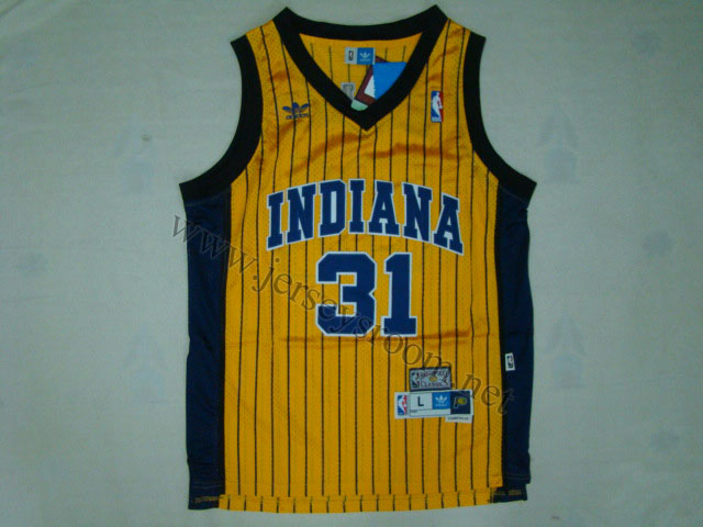 reggie miller pinstripe jersey