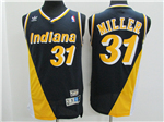 Indiana Pacers #31 Reggie Miller Dark Blue Hardwood Classics Jersey