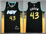 Indiana Pacers #43 Pascal Siakam 2023-24 Black City Edition Swingman Jersey