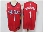 New Orleans Pelicans #1 Zion Williamson Red Swingman Jersey