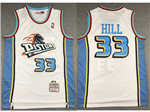 Detroit Pistons #33 Grant Hill 1998-99 White Hardwood Classics Jersey