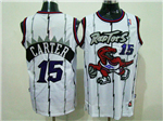 Toronto Raptors #15 Vince Carter 1998-99 Throwback White Jersey