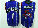 Toronto Raptors #1 Tracy McGrady 1998-99 Throwback Purple Jersey