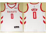Houston Rockets #0 Jalen Green White Swingman Jersey