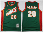 Seattle SuperSonics #20 Gary Payton 1995-96 Green Hardwood Classics Jersey