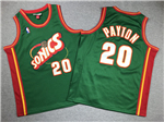 Seattle SuperSonics #20 Gary Payton Youth 1995-96 Green Hardwood Classics Jersey
